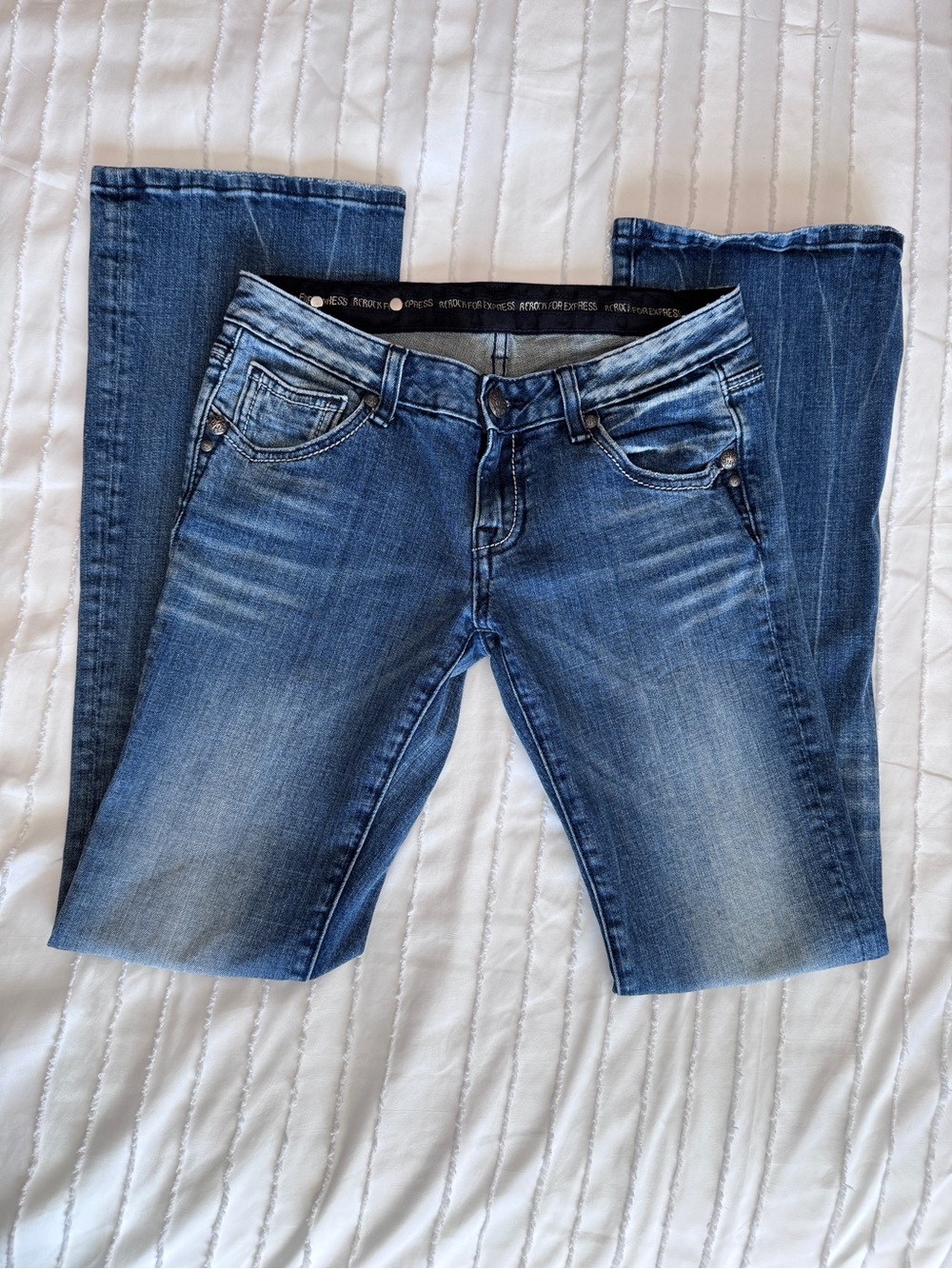 Express. ReRocks for Express Women’s Blue Jeans Boot cut